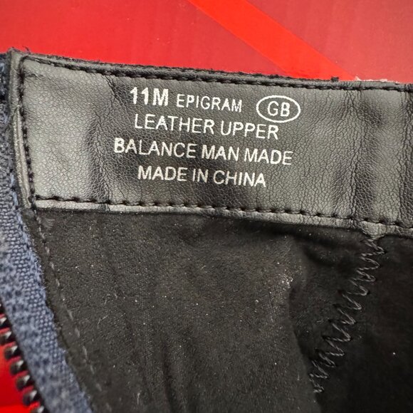 NIB Aerosoles Epigram Navy Blue Suede Ankle Boot Woman's sz11 Kitten Heel - Picture 11 of 11